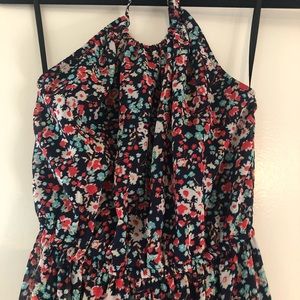 Halter floral dress
